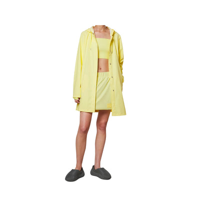 Women's raincoat with integrated hood