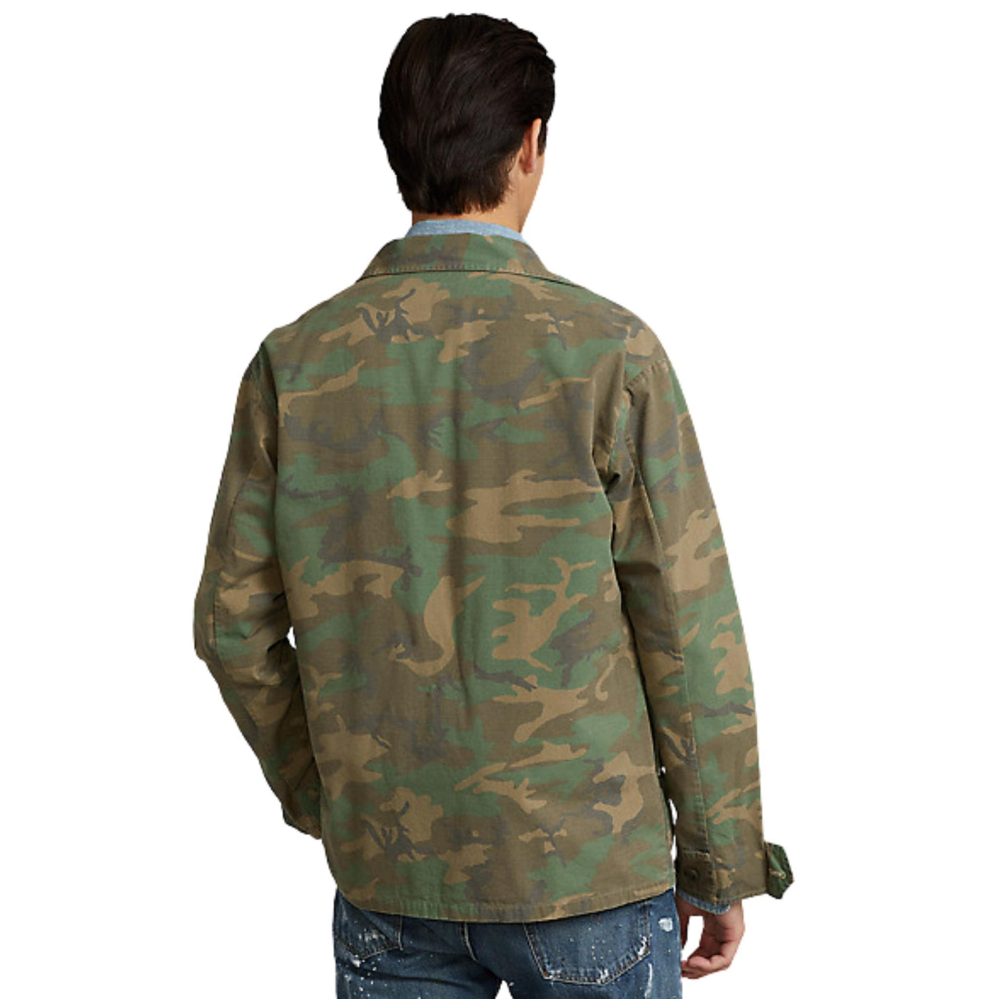 giacca uomo Polo Ralph Lauren in cotone camouflage retro