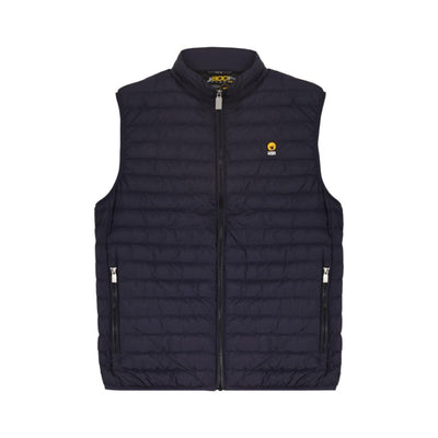 Men's vest padded with real down