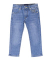 jeans bambino jeckerson cinque tasche con logo 