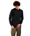 Solid color men's sweater in smooth fabric