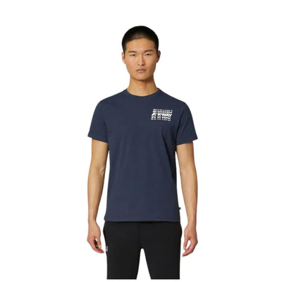 T-shirt Uomo con Logo Ripetuto