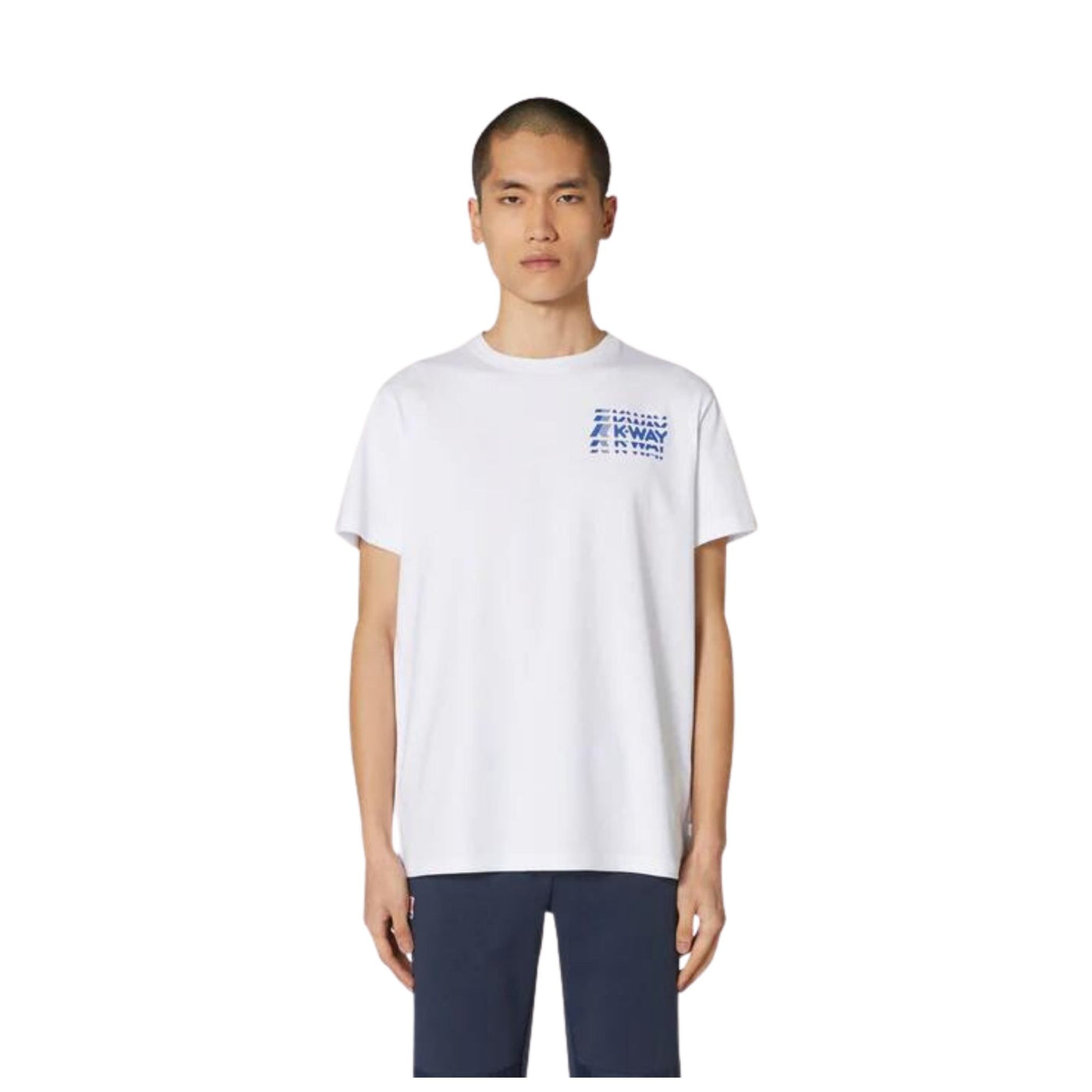 Men's T-shirt with Repeated Logo