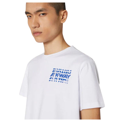 T-shirt Uomo con Logo Ripetuto