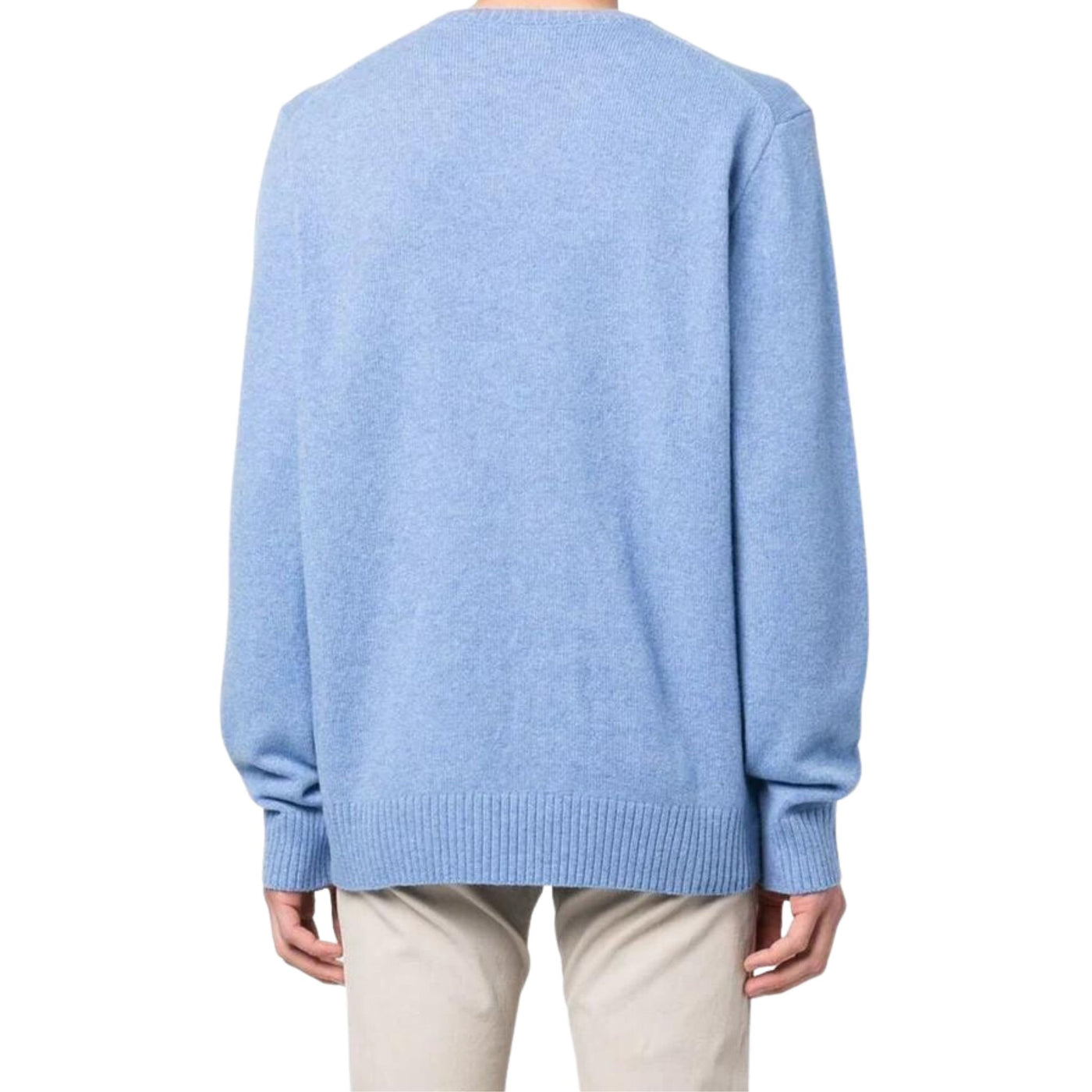 Men's sweater with ribbed hem