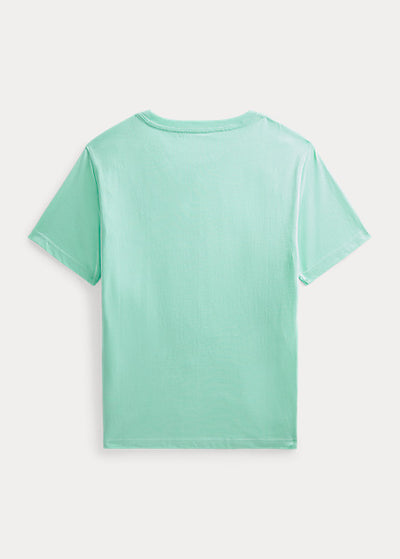 T-shirt Bambino in tinta unita con mini logo