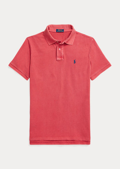 Men's polo shirt with degradé effect