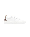 Woman lace-up shoe in solid color with logo