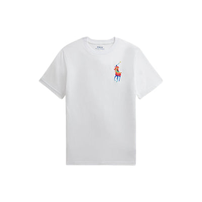 T-shirt bambino bianca Polo Ralph Lauren vista frontale