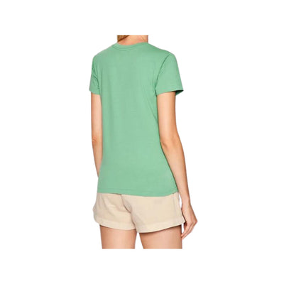Solid color women's T-shirt in cotton