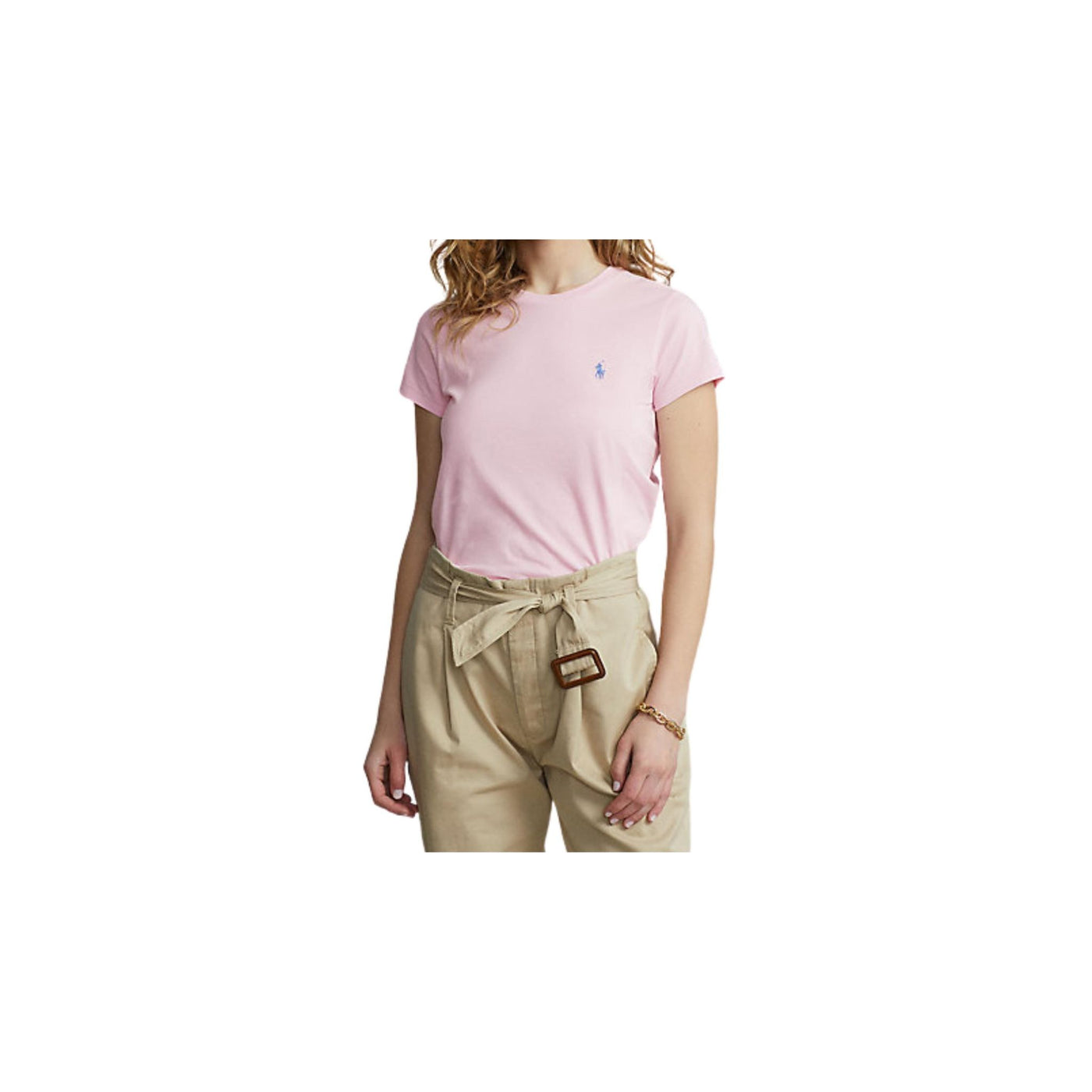 T-shirt Donna con logo ricamato