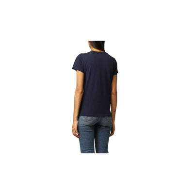 T-shirt Donna con logo ricamato