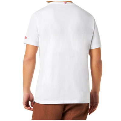 Men's T-shirt with decorated front pocket